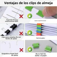 Dispensador De Clips De Papel Portátil Mini Estuche De Papel Con Recargables Y Mini Estornudador De Plástico Para Oficina - details 3