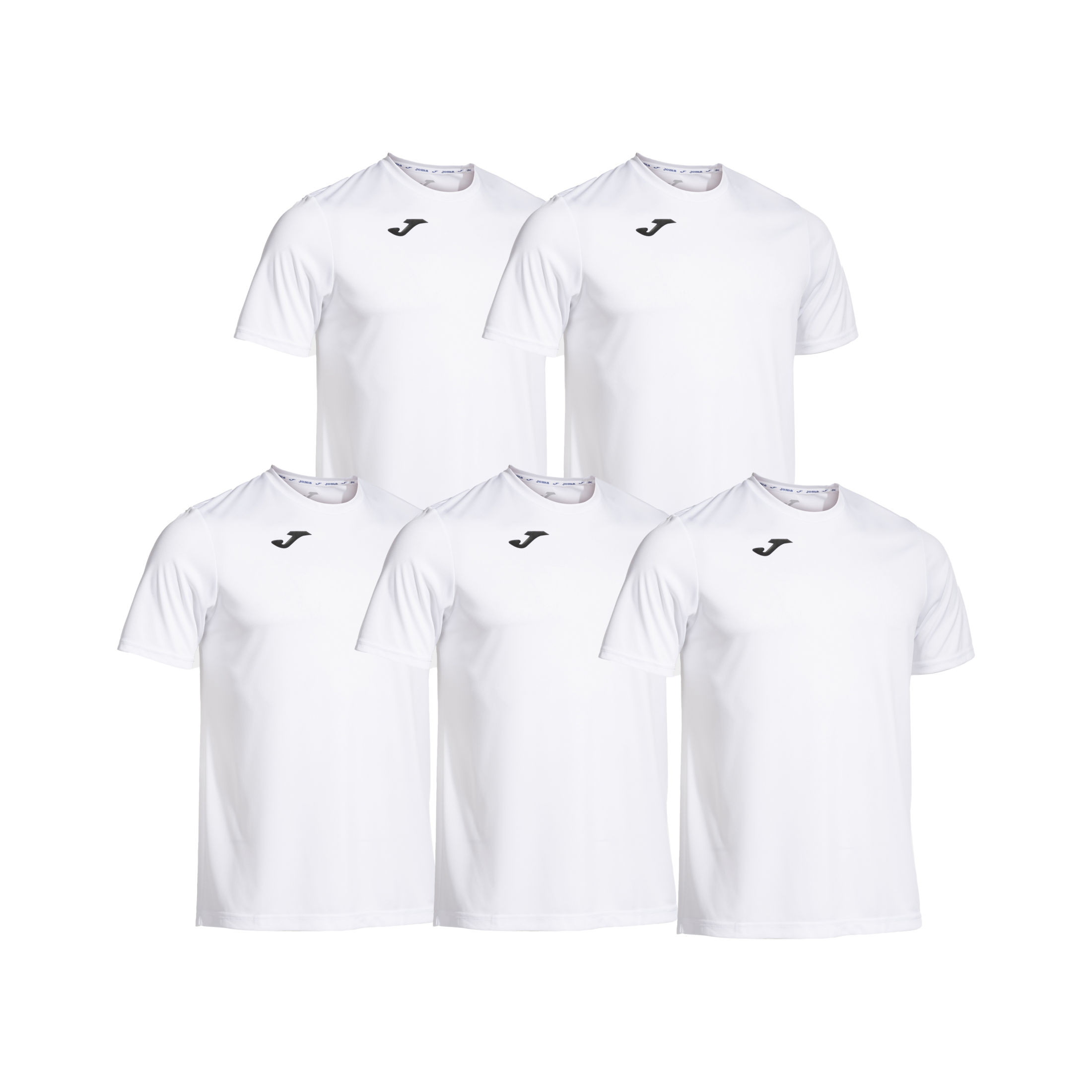 Pack de 5 Camisetas M/C Hombre Joma 100052 Transpirable