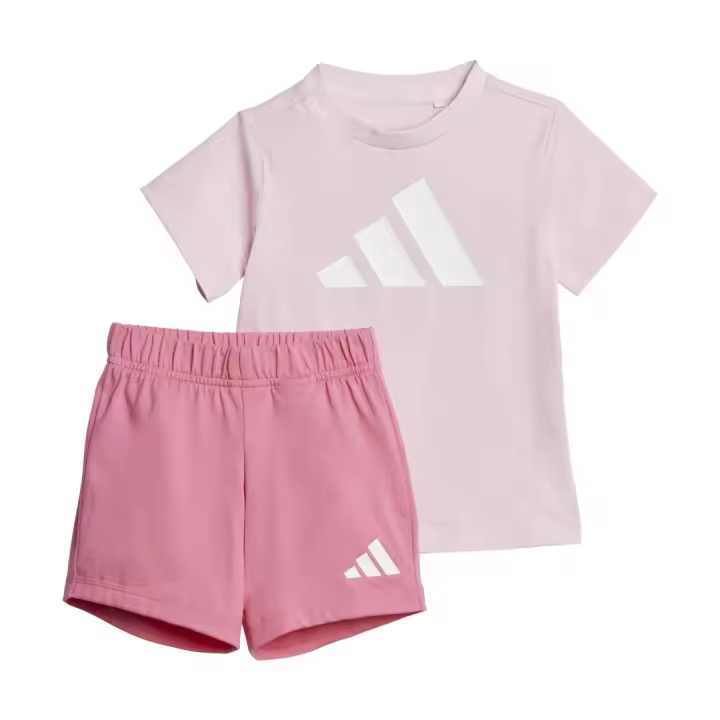 Conjunto Inf Adidas T-SET Rosa - 1