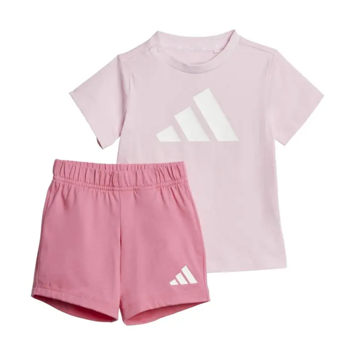 Conjunto Inf Adidas T-SET Rosa - 1