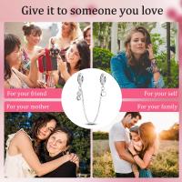 Cadena De Seguridad Platinada De Plata Con Bolas Para Pulsera Original Joyería Hecha a Medida Clip De Estopilla Charm Adecuado Para Joyería - details 64