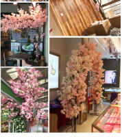 Vine De Cerezo Artificial De 140CM En Seda Para Decoración De Hogar Boda Jardín Fiesta Tienda Navidad Lujo Flor Falsa De Cerezo - details 11