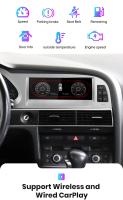 Junsun-Radio Multimedia con GPS para coche Radio con Android 11  8.8 pulgadas CarPlay inalámbrico estéreo para Audi A6 C6 4F 2005-2009 - details 6