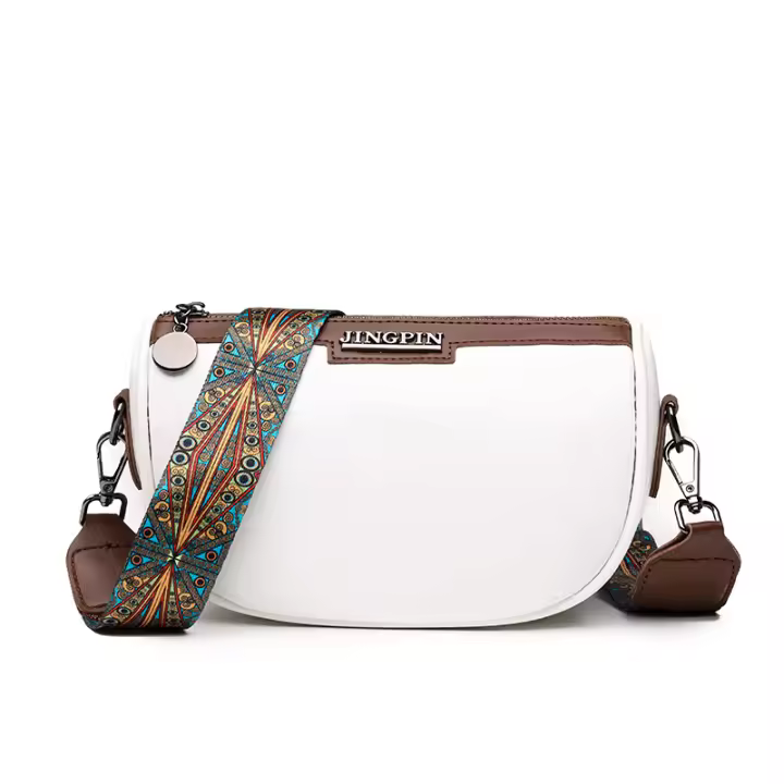 Bolso de cuero Genuino de Cera de cuero para Mujer, Bandolera Vintage de cuero de Vaca, Color sólido - 1