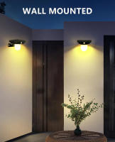 Lámpara De Pared Solar Para Jardín Exterior Sensor De Movimiento Impermeable Luz De Camino Iluminación De Paisaje Para Valla Atrás Del Jardín - details 7