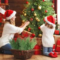 10Pcs Ramas De Pino Navideñas Artificiales Verdes Con Nieve Para Decoración De Navidad Árboles De Navidad Correas De Navidad Regalos De Año Nuevo Plantas Falsas Para Bodas Y Hogar - details 1