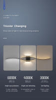 Lámparas De Pared LED Para Dormitorio 24w 28w Negras Y Doradas Iluminación Decorativa Para Casa Pasillo Aisle Balcón Luz De Noche Moderna - details 4