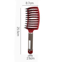 Cepillo De Pelo Original Para Mujeres Peine Desenredante Masajeador De Pelo Nylon Herramientas De Peluquería Para Estilizar El Cabello En Salón - details 6
