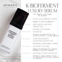 Pack Atashi - K-Bioferment crema revitalizante antiedad multicorrectora 50ml+ K-Bioferment sérum reactivador de juventud 30ml. Revitalizante y Antiedad. Piel Sensible y estresada. - details 7