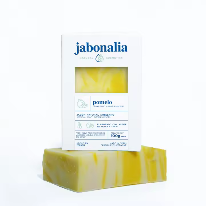 Jabón Natural de Pomelo 100g - Antiséptico y bactericida - Jabonalia - 1