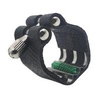 Ligadura De Boquilla De Clarinete Soprano En Cuero PU Accesorios Para Instrumentos Musicales Parte De Bocal De Goma - details 3
