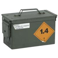 caja de municion vacia del ejercito de tierra +usadas en maniobras de la otan+ fabricadas en españa - details 2