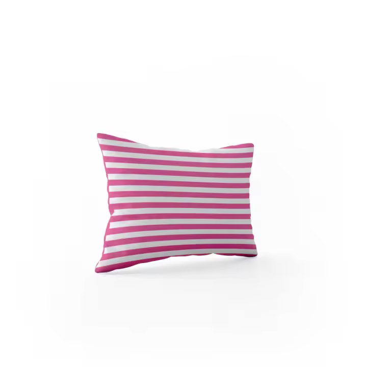 WD LifeStyle Almohada Inflable con Almohada 35x25 Cm en Microfibra Rosa - 1