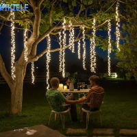 Luces De Cadena LED 2.4M Para Exteriores Decoración De Navidad Para Jardín Fiesta Camping Boda Arbol Patio Lámpara De Enredadera - details 2