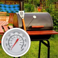 Termómetro de barbacoa, termómetro de Horno de Maple inoxidable Max 500 ° C/1000 ° F termómetro de pantalla analógica - details 1