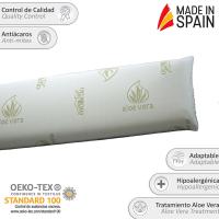Almohada viscoelástica, MOLLICCIO núcleo Compacto. Doble Funda con Cremallera. Tejido Aloe Vera. GADETEX - details 4