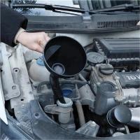 Funel De Aceite Para Coche Y Motocicleta Plegable Herramienta De Transferencia De Combustible Filtro Antidesbordamiento Plástico Para Automóviles - details 15