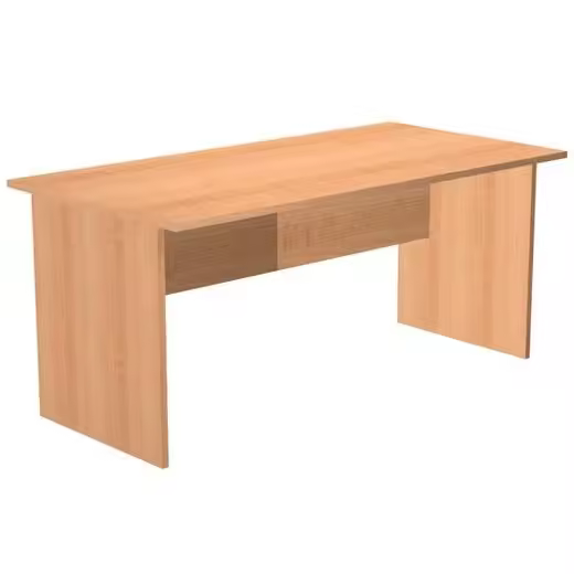 Artexport mesa escritorio presto 140 con patas panel laterales tablero de 22mm haya - 1