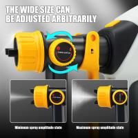 Pistola pulverizadora de pintura eléctrica de 600 W, 1200 ml, pistola de pintura, flujo de aire ajustable, 3 patrones, pulverizador de pintura HVLP para pintar interiores y exteriores de casas, muebles, automóviles - details 2