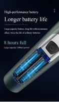 Afeitadora Eléctrica Para Hombres Impermeable Recargable Triple Cuchilla Con Trimmer De Rotación Afeitado Seco Y Humedo - details 9
