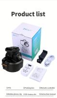 ZIFON YT2000 Control Remoto Motorizado PTZ Con Reconocimiento Facial AI Rotación Horizontal 360° Para Cámara Smartphone Action Camera Streaming En Vivo - details 10
