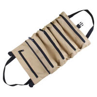 Bolsa De Herramientas Portátil Con 5 Bolsillos - Durable De Lona Canvas - Cremalleras YKK Antirroto - Hebilla Segura - Regalo Amoroso - details 8