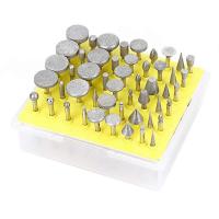 50 unids/set Diamond Drill Bit Burr Set Cabeza de Molienda para herramientas rotativas Artesanía Rocas Mármol Porcelana Taladro de mano Fabricación de joyas Grabado Lapidario with Sto - details 0