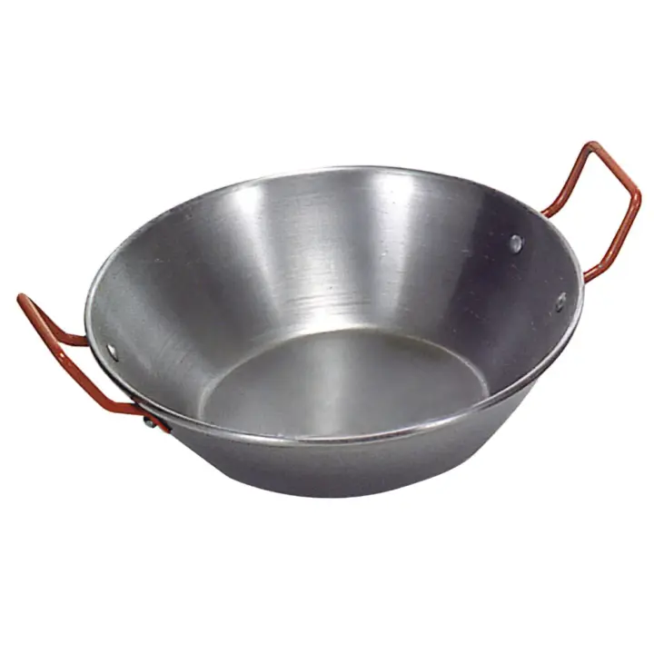 Sartén GARCIMA Honda Pulida con Asas de Calidad Superior para Cocinar - 1