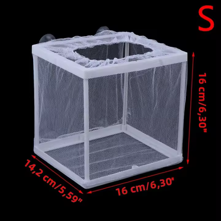 Incubador De Peces Con Red Y Caja De Aislamiento Para Acuario Herramienta De Cría De Peces Para El Cuidado De Los Peces - 1