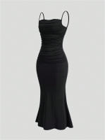 Vestido Bodycon De Fiesta Para Mujer Maxi Con Tirantes Elegante Y Delgado Sin Mangas Para Bodas Y Noches Elegantes Verano Multi-Colores - details 11
