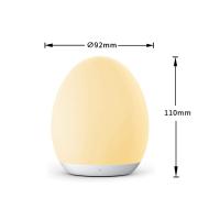 Lámpara Nocturna Recargable LED Para Cuna Con Luz Blanca Cálida Iluminación Dimmable Para Dormitorio Y Bebé Incluye Batería - details 0