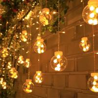 1PC Caja De Batería Con 12 Balones De Lámpara De Cuerda Iluminación Eléctrica Para Decoración De Fiesta Habitación Jardín Sin Incluir Batería - details 11