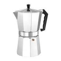 DESEOS Cafetera aluminio moka Family | Apto para cocina vitrocerámica y gas | No apto para inducción | 1, 2, 3, 6, 9, 12 tazas | Prepara café fácilmente - details 0