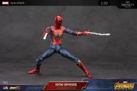Figura De Acción Spider-Man Super War Big Time ZD Toys Colección ML Avengers Infinity War Iron Spider 2.0 1/10 Para Jóvenes De 14 Años O Más - details 20