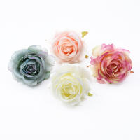 100 Piezas De Flores Artificiales Rosas De Seda Para Boda Decoración De Casa Plantas Falsas Para Pared Broche De Novia DIY - details 15