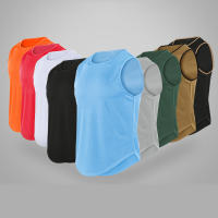 Chaleco Deportivo Sin Mangas Para Hombres Secado Rápido Verano Entrenamiento De Gimnasio Baloncesto Fitness Tops Libres Talla M L XL XXL Colores Variados - details 2
