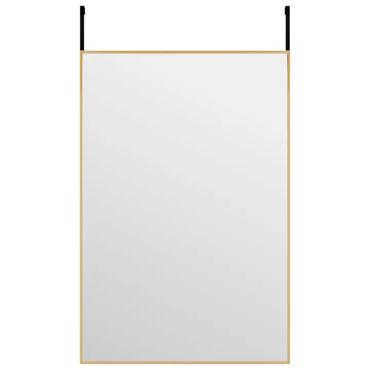 Espejo de puerta cristal y aluminio dorado 40x60 cm - 1