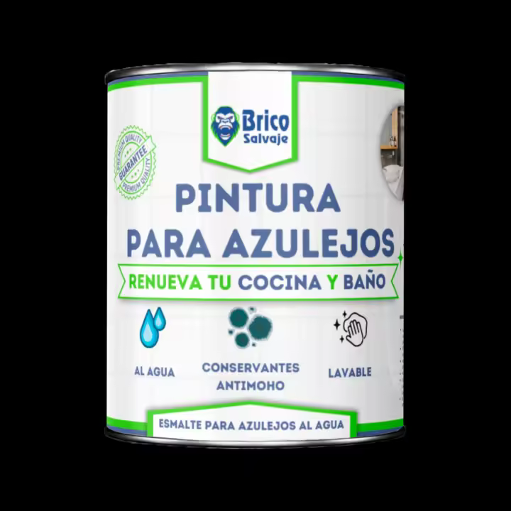 Pintura Para Azulejos Satinado Bricosalvaje  Renueva tus Azulejos con Acabado Duradero  Hecho en España - 1