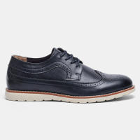 Zapatos Brogue Para Hombre 7-12 Comodidad Moda Lujo Casual Marca 2023 #Kd529 Suela De Goma Cuero Artificial Con Banda Elástica - details 7