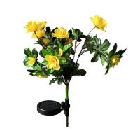 Luces Solares LED Impermeables De Flor De Azalea Para Jardín Patio Decoración De Camino Luz De Paisaje Exterior Regalo Decorativo Mejor - details 3