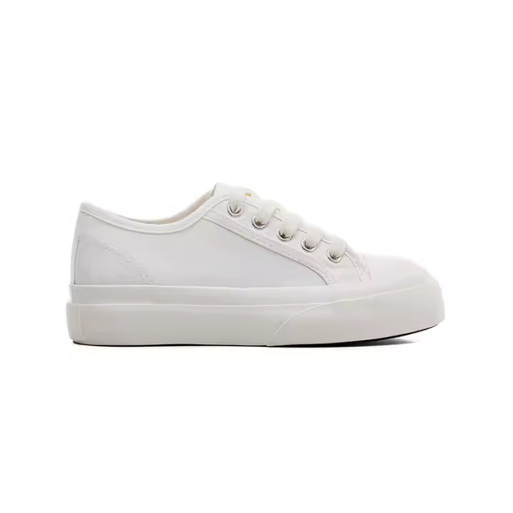 Canvas shoes for women 2024 spring and summer new white shoes all-match student ins board shoes - 1