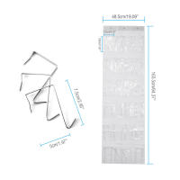 Organizador De Zapatos De Pared 24 Compartimentos Resaltador De Espacio Para Armario Y Dormitorio Soporte Colgante Para Zapatos - details 1
