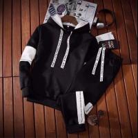 Sudadera De Manga Larga Para Hombre Estampada Con Letras Estilo Casual Primavera Hip Hop Sin Cierre Sudadera Deportiva Con Capucha - details 7