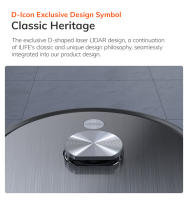 Limpiador de robot ILIFE T20S, potencia de succión de 5000Pa, tiempo de funcionamiento de 260 minutos, sistema de estación de vaciado automático, navegación LDS, control de aplicación, bolsa de polvo de 3.5L - details 14