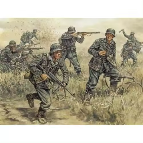 Italeri 6033 - Infantería Alemana WW - Escala 1:72 - 1