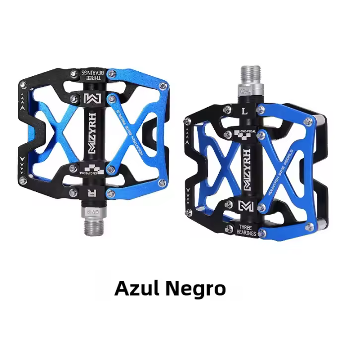 MZYRH Pedales De Bicicleta Ultraligeros De Aluminio Con 3 Rodamientos Antideslizantes Y Impermeables Para BMX MTB Y Carretera Accesorios De Bicicleta - 1