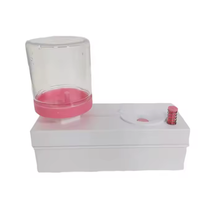 Cuenco De Agua Para Mascotas Anti-Derrame Con Bocina Flotante Para Gatos Y Perros Alimentos Y Agua Suministros De Alimentación Sin Sobredosis - 1