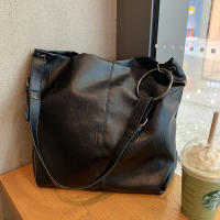 Bolso De Hombro Para Mujer Grande Y Versátil Bolso De Mensajero Suave De Gran Capacidad Bolso De Moda Bolso De Mano Urban Simplicity Negro - details 0