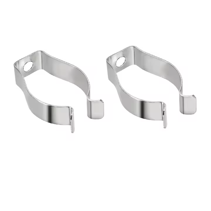 Ledkia Grapas Sujección Aluminio para Tubos LED T8 (2 ud) Plateado - 1