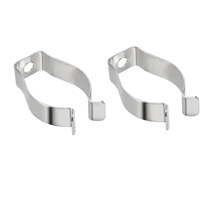 Ledkia Grapas Sujección Aluminio para Tubos LED T8 (2 ud) Plateado - 1
